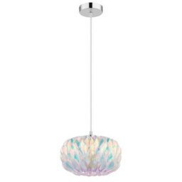 Luminosa Lighting Luminosa Juana Pendant Ceiling Light Chrome E27 - thumbnail 3