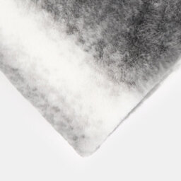 Ohs Stripe Faux Fur Throw, Grey - 125 X 150Cm - thumbnail 5