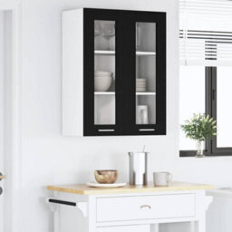 Walplus Hanging Cabinet Riga Black Oak 60 X 31 X 80 Cm Engineered Wood - thumbnail 4