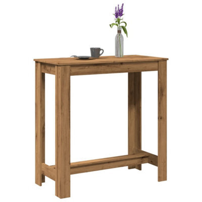 Walplus Bar Table Artisan Oak 102X50X103.5 Cm Engineered Wood - image 1