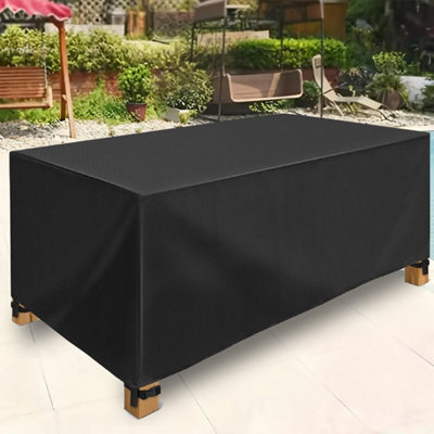 Heavy Duty Outdoor Patio Furniture Cover - Waterproof, Uv & Weather Resistant - 152X104X71Cm Black - image 1