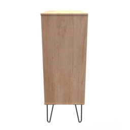 Osaka 5 Drawer Chest Of Drawers In Nebraska Oak (Ready Assembled) - thumbnail 3