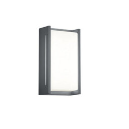 Luminosa Lighting Luminosa Indus Modern 2 Light Outdoor Modern Wall Lamp Anthracite 3000K Ip54 - Uk Stock - thumbnail 1