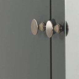 Seconique Denver 2 Door 1 Drawer Mirrored Wardrobe - Grey Gloss - thumbnail 7