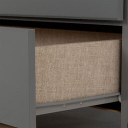 Seconique Denver 2 Door 1 Drawer Mirrored Wardrobe - Grey Gloss - thumbnail 8