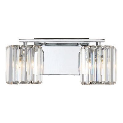 Luminosa Lighting Elstead Quoizel Divine Wall Lamp Polished Chrome, Ip44