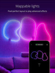 Twinkly Flex App-Controlled Flexible Light Tube With Rgb (16 Million Colours) Leds. 3 Meters. White Wire. Indoor Smart Home Light - thumbnail 4
