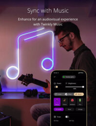 Twinkly Flex App-Controlled Flexible Light Tube With Rgb (16 Million Colours) Leds. 3 Meters. White Wire. Indoor Smart Home Light - thumbnail 6
