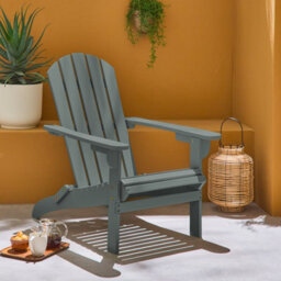 Sweeek - Adirondack Chair Khaki In Acacia Wood With Armrests Kerina, Various Colors, 90 X 71 X 91.5 Cm - thumbnail 9