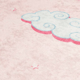 Berkfield Kids' Rug Pink 160X230 Cm Unicorn Washable Anti Slip - thumbnail 7