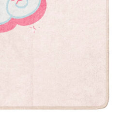 Berkfield Kids' Rug Pink 160X230 Cm Unicorn Washable Anti Slip - thumbnail 3