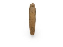 Mango Wood Elephant Sculpture - Hand-Carved Small Elephant Ornament For Home Accessories - Natural Finish - 23.5X16X10.5Cm - thumbnail 3