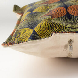 Urban Swirl Jumbo Cushion Cover 60X60Cm Handmade Cotton Cover - thumbnail 4