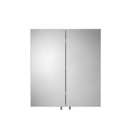 Croydex Cullen Gloss White Wall-Mounted Double Bathroom Cabinet (H) 500mm (W) 450mm (D) 12Cm - thumbnail 2