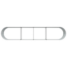 Berkfield Garden Raised Bed Brown 400 X 80 X 44 Cm Steel - thumbnail 7