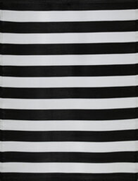 The Rugs Reversible Waterproof Outdoor Rugs Rainbow 1030 Black&white - thumbnail 1