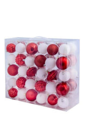 Christmas Tree World The Red & White Bauble 60Pc Base Set - thumbnail 5