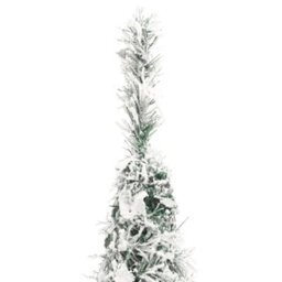 Berkfield Artificial Christmas Tree Pop-Up Flocked Snow 100 Leds 150 Cm - thumbnail 7