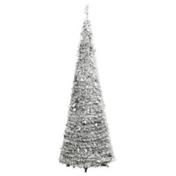 Berkfield Artificial Christmas Tree Pop-Up Flocked Snow 100 Leds 150 Cm - thumbnail 6
