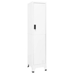 Walplus Locker Cabinet White 38X45X180 Cm Steel - thumbnail 1