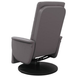 Vidaxl Massage Recliner Chair With Footrest Grey Faux Leather - thumbnail 5