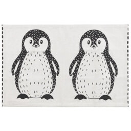 Beliani Kids Rug Hajdarabad White 60 X 90 Cm Cotton - thumbnail 1