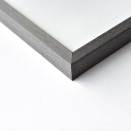 Nielsen Quadrum 40 X 40Cm Grey Wooden Picture Frame With Float Glass And Push/turn Clips - thumbnail 2