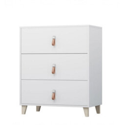 Arte Elevate Your Space With The Elegant Figo 2 Chest Of Drawers (800mm X 960mm X 450mm) In Crisp White Matt - thumbnail 1