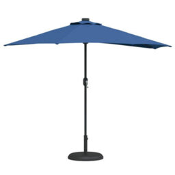 Berkfield Modern Garden Parasol Azurblau Large Fabric - thumbnail 3