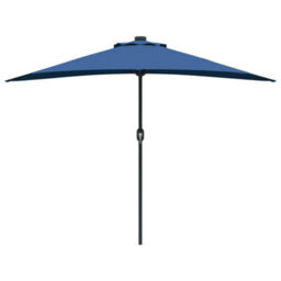 Berkfield Modern Garden Parasol Azurblau Large Fabric - thumbnail 5