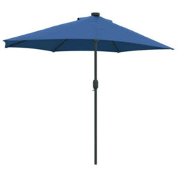 Berkfield Modern Garden Parasol Azurblau Large Fabric - thumbnail 7