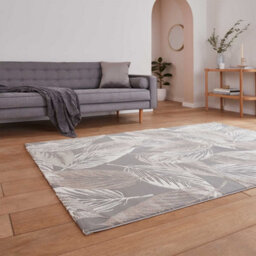 Grey Optical 3D Washable Abstract Modern Dining Room Bedroom & Living Room Rug-160Cm X 230Cm - thumbnail 3