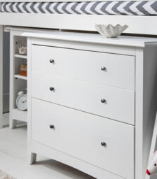 Nöa & Nani Noa & Nani Kids Cabin Bed Sleepstation With Chest Of Drawers, Cabinet & Desk In Classic White Una - thumbnail 5
