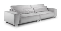 Stratus Interiors Modular Sofa Sloane Chunky Upholstered Soft Velvet Full Back Cushions - 2 Seater - thumbnail 1