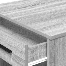 Berkfield Desk With Drawer And Shelf Grey Sonoma 102X62X77.5 Cm Engineered Wood - thumbnail 8
