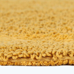 Homescapes Luxury Reversible Extra Large Bath Mat - Mustard Yellow - thumbnail 4
