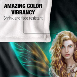 Jq Licensing Silky Fairy Supersoft Blanket Multicoloured (152Cm X 127Cm) - thumbnail 4
