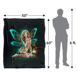 Jq Licensing Silky Fairy Supersoft Blanket Multicoloured (152Cm X 127Cm) - thumbnail 6