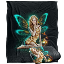 Jq Licensing Silky Fairy Supersoft Blanket Multicoloured (152Cm X 127Cm) - thumbnail 2
