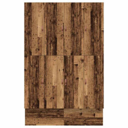 Berkfield Modern Storage Bed Frame Old Wood 150X200 Cm - thumbnail 8