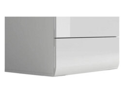 Impact Furniture Tallboy Tall Chest Of 5 Drawers White Gloss Bedroom Living Room Storage Soft Close Premium Quality Azteca - thumbnail 9