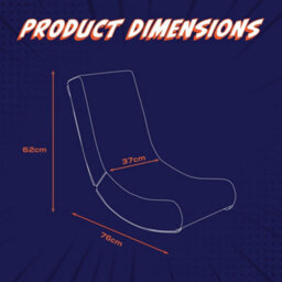 X Rocker Video Rocker Gaming Chair For Kids - Gamepad Black - thumbnail 6
