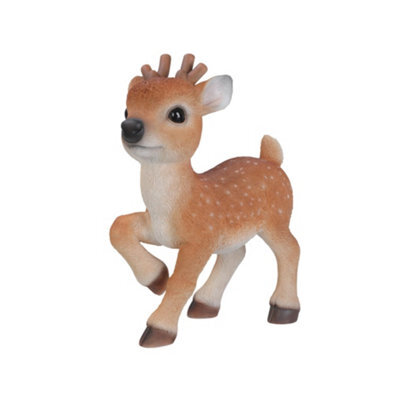 Vivid Arts Playful Running Reindeer Large Christmas Ornament