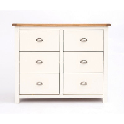 Cabinet Bits Lovere 6 Drawer Chest Of Drawers Chrome Cup Handle - image 1
