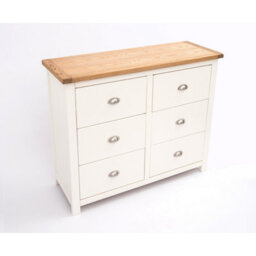 Cabinet Bits Lovere 6 Drawer Chest Of Drawers Chrome Cup Handle - thumbnail 4