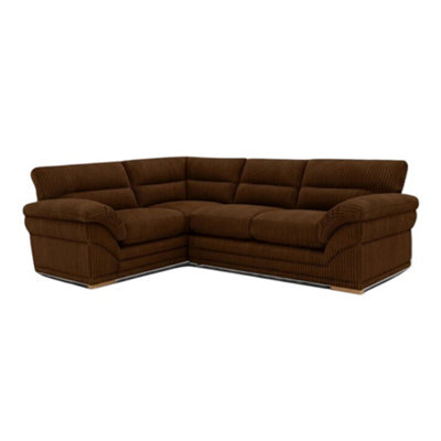 BlissFurniture Ltd Amalfi Claude Right Hand 2 Piece Corner Sofa In Brown - image 1