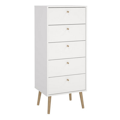 Furniture To Go Cumbria Narrow Chest With 5 Drawers - image 1