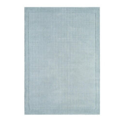 Teal Handmade Modern Plain Wool Easy To Clean Handmade Rug For Bedroom Dining Room Living Room -80Cm X 150Cm - thumbnail 6