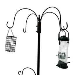 AB Tools Outdoor Garden Wild Bird Feeding Station Holder With Hanging Feeders Bathing - thumbnail 2