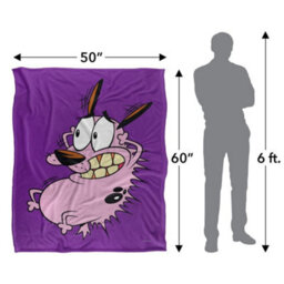 Courage The Cowardly Dog Season 3 Silky Supersoft Blanket Multicoloured (152Cm X 127Cm) - thumbnail 5